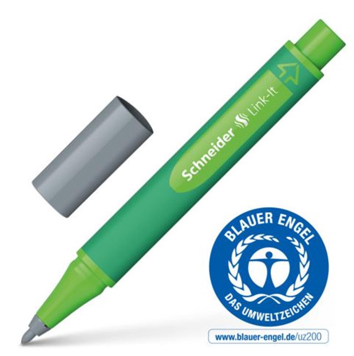 Schneider Link-It Keçe Uçlu Kalem 1.0 mm Gümüş 192012