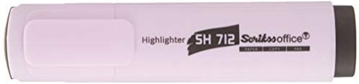 Scrikss SH 712 Fosforlu Kalem Pastel Lila