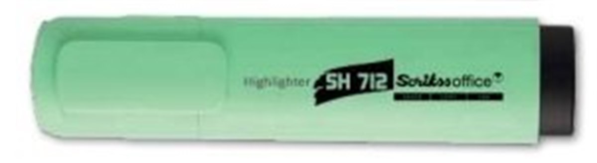 Scrikss SH 712 Fosforlu Kalem Pastel Turkuaz