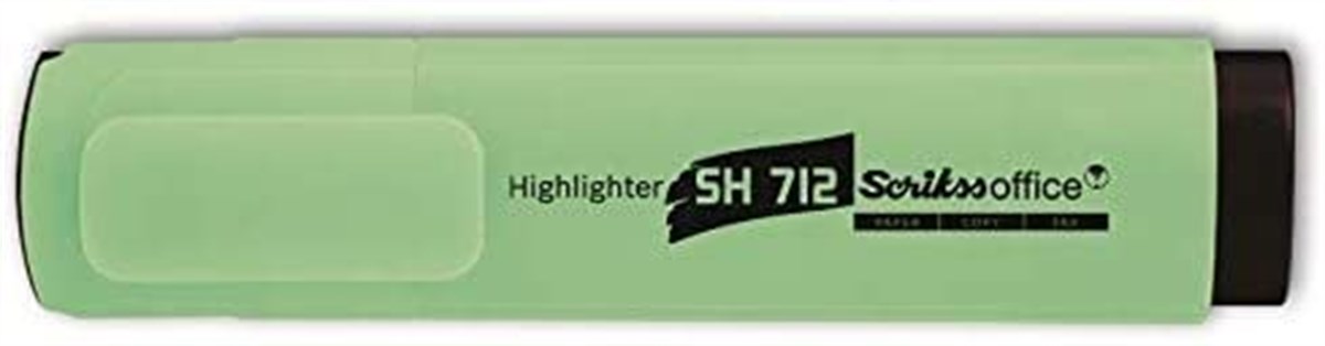 Scrikss SH 712 Fosforlu Kalem Pastel Yeşil
