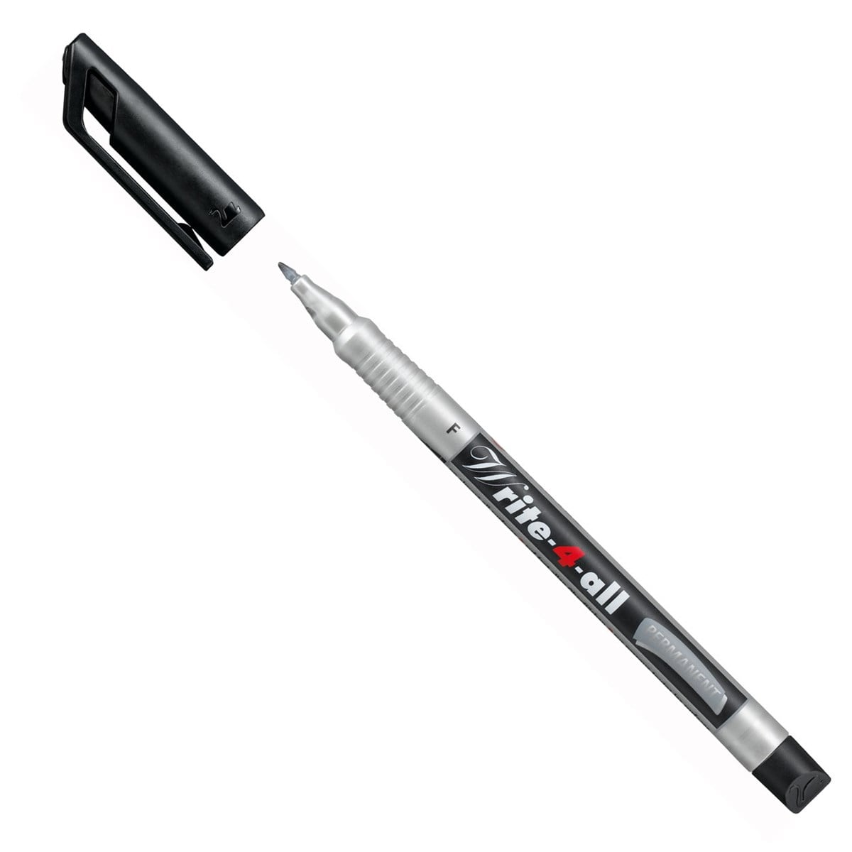 STABİLO F WRITE-4-ALL ASETAT KALEMİ Siyah