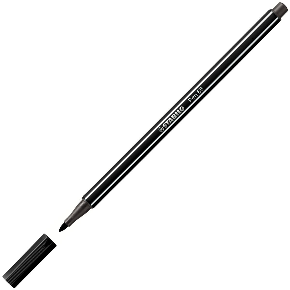 Stabilo Keçe Uçlu Boya Kalemi 1 MM Siyah 68/46