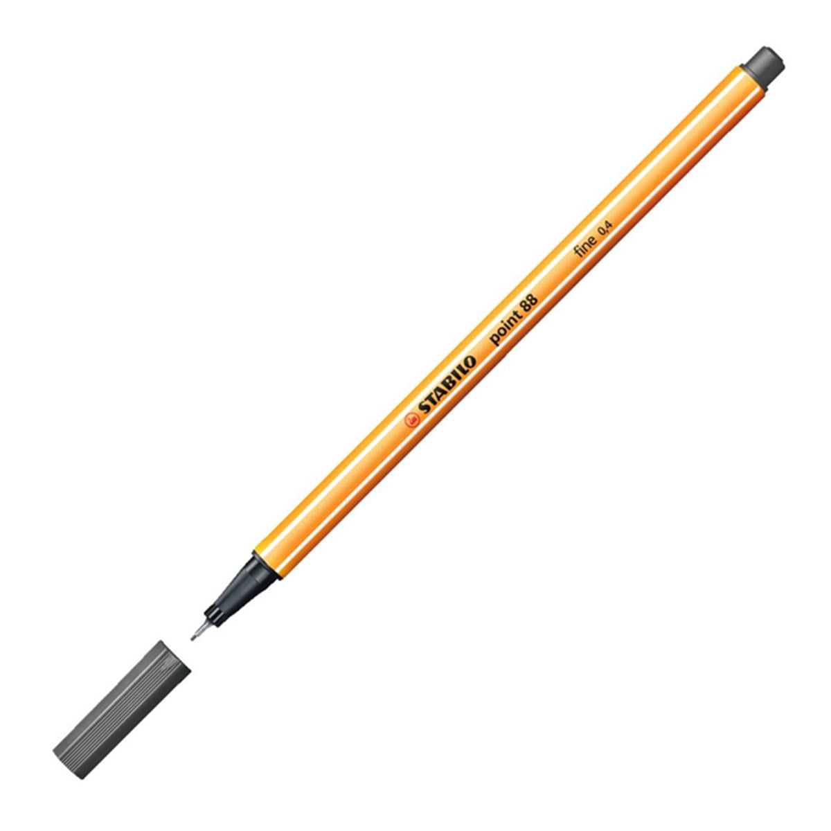 Stabilo Keçe Uçlu İnce Kalem 88 Point 0.4 MM Koyu Gri 88/96