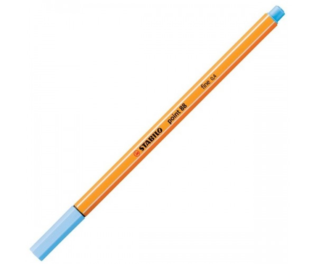 Stabilo Keçe Uçlu İnce Kalem 88 Point 0.4 MM Buz Mavisi 88/11