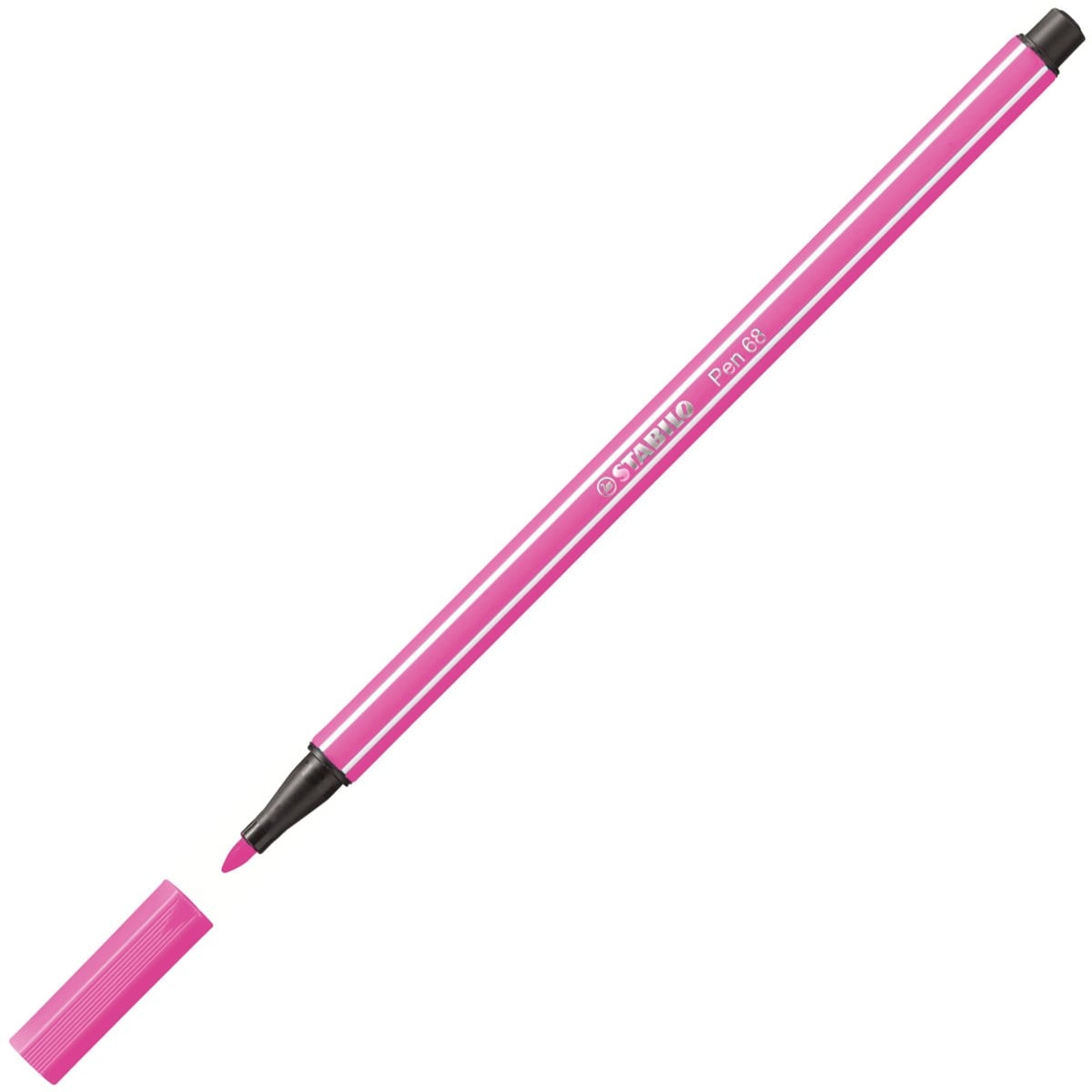 Stabilo Pen 68 Keçe Uçlu Boya Kalemi 1 MM Fosforlu Pembe 68/056