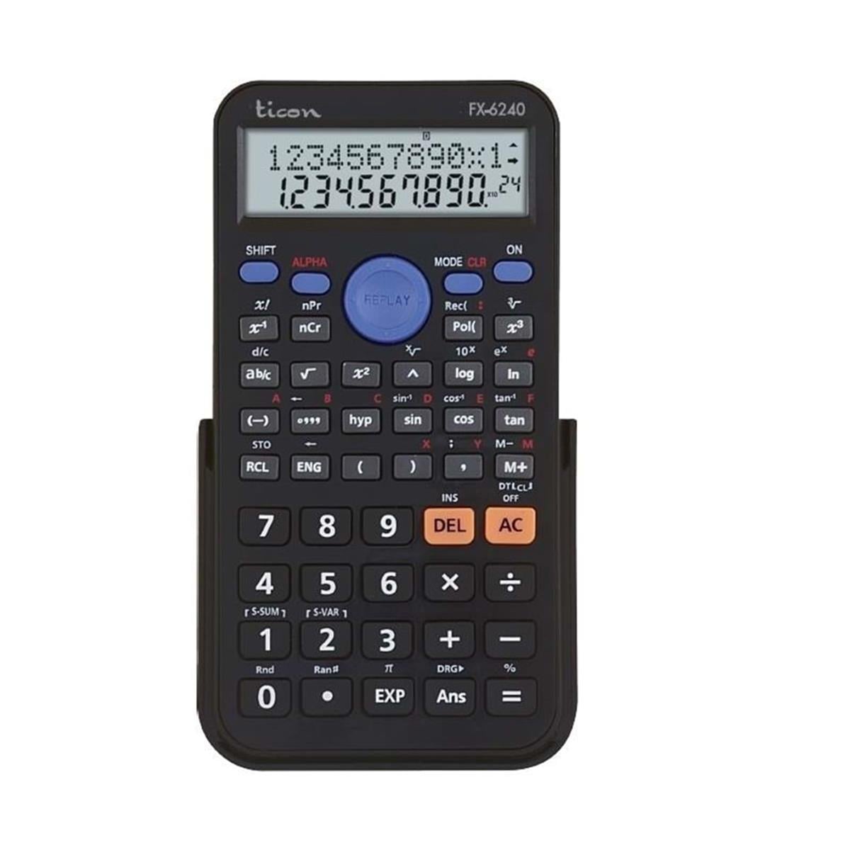 Ticon Fonksiyonlu Hesap Makinesi 10+2 Dıgıt Fx-6240