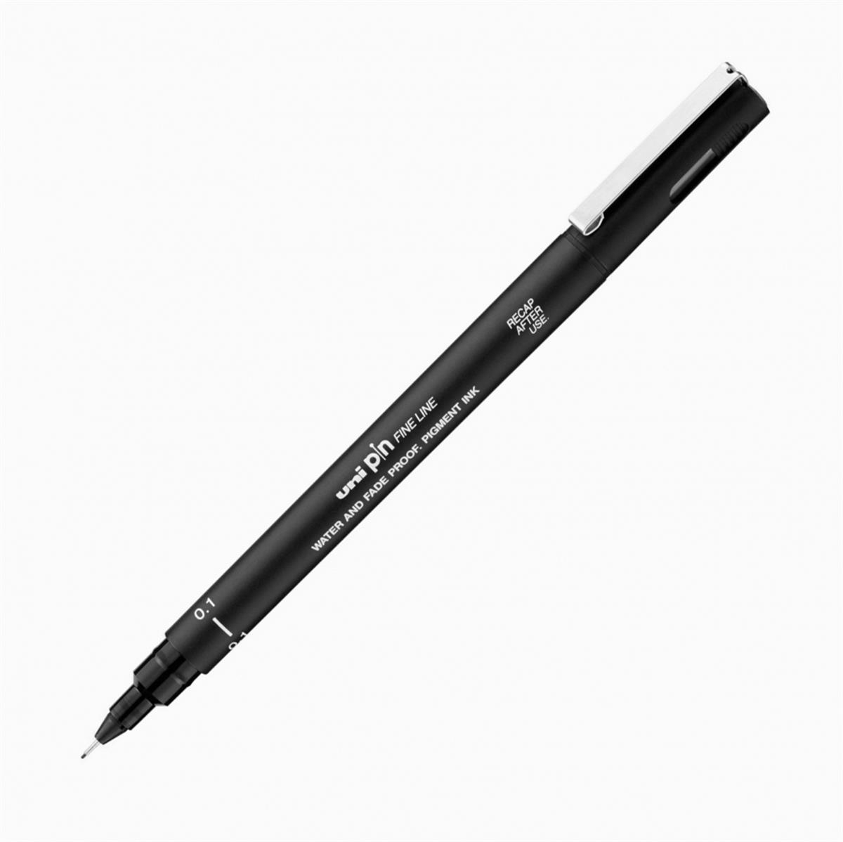 Uni-Ball Çizim Kalemi Akrilik Uçlu Fine Line Pin 0.2 MM Siyah PIN 02-200(S)