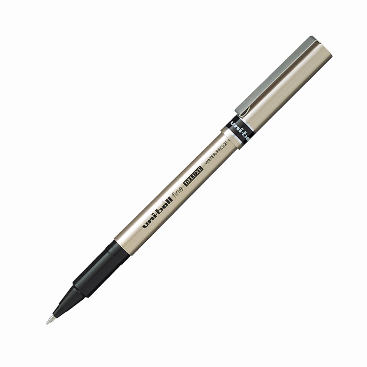 Uni-Ball Roller Kalem Deluxe Bilye Uç 0.7 MM Siyah UB-177