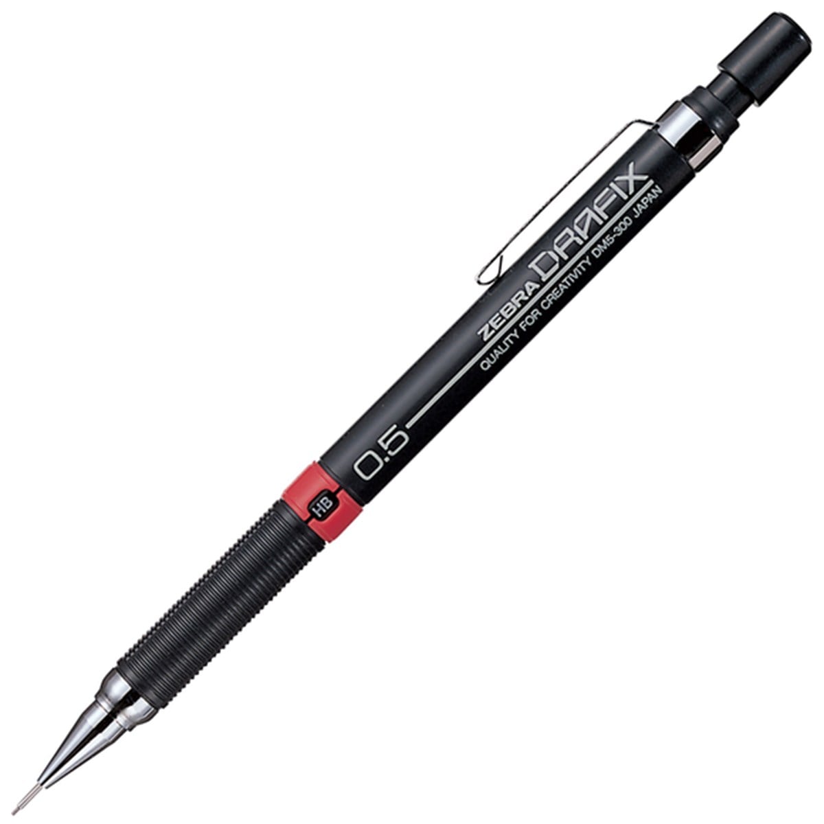 Zebra Versatil Kalem Drafix 0.5 MM Siyah-Kırmızı DRF-0.5