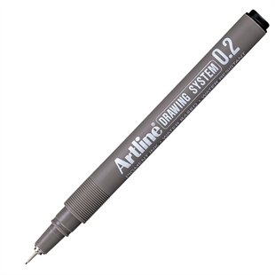 Artline Çizim Kalemi 0.2 MM Siyah EK232