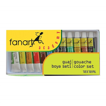 Fanart Academy Guaj Boya Seti,12x12 ML