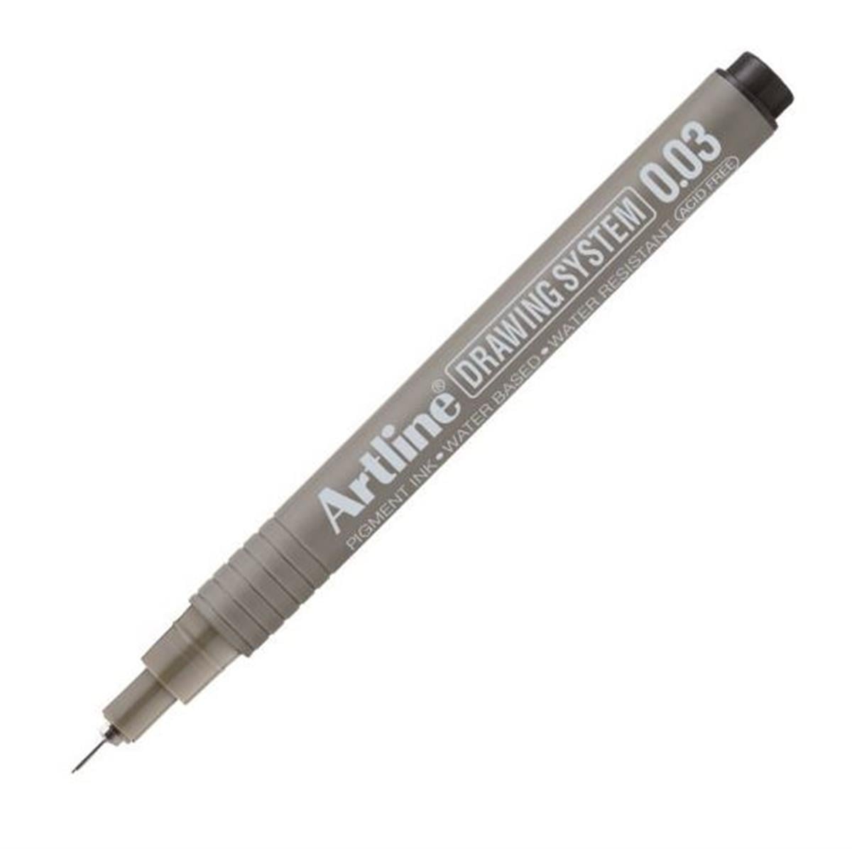 Artline Drawing System Teknik Çizim Kalemi 0.03 Siyah