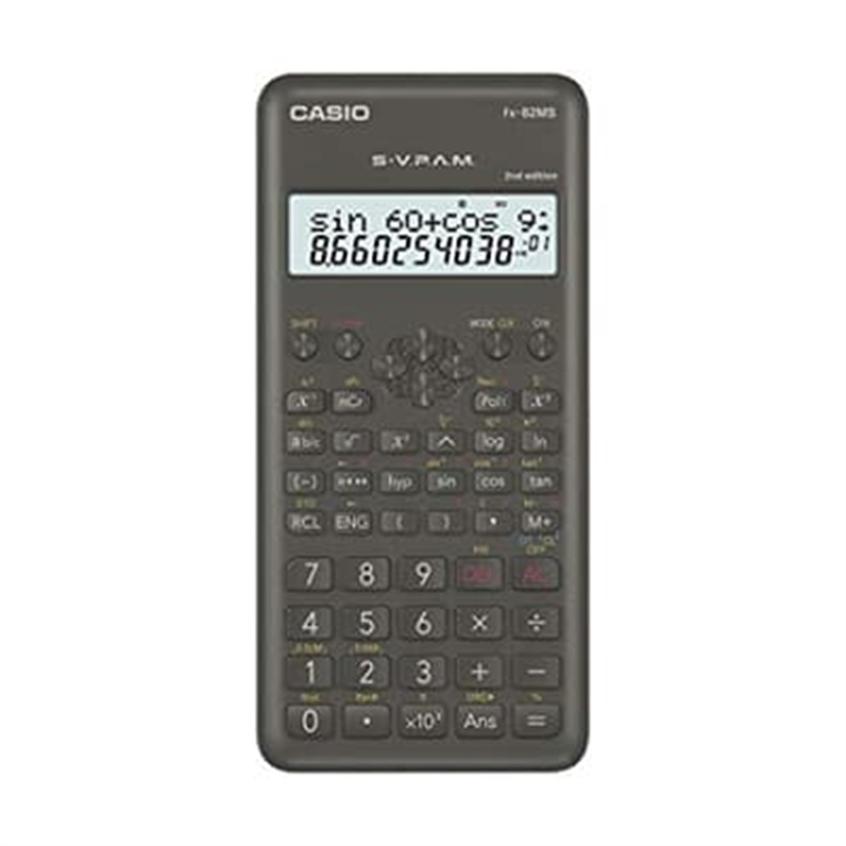 Casio Hesap Makinası Bilimsel 2 Satır Ekran 240 Fonksiyon FX-82MS