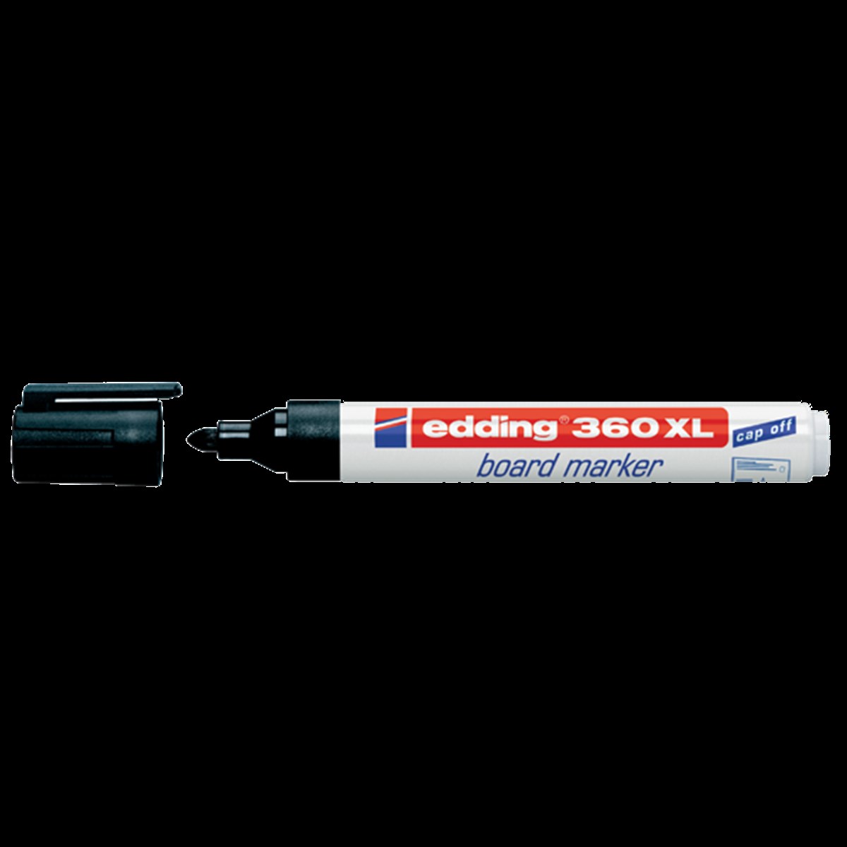 Edding Tahta Kalemi Yuvarlak Uçlu Siyah 360 XL