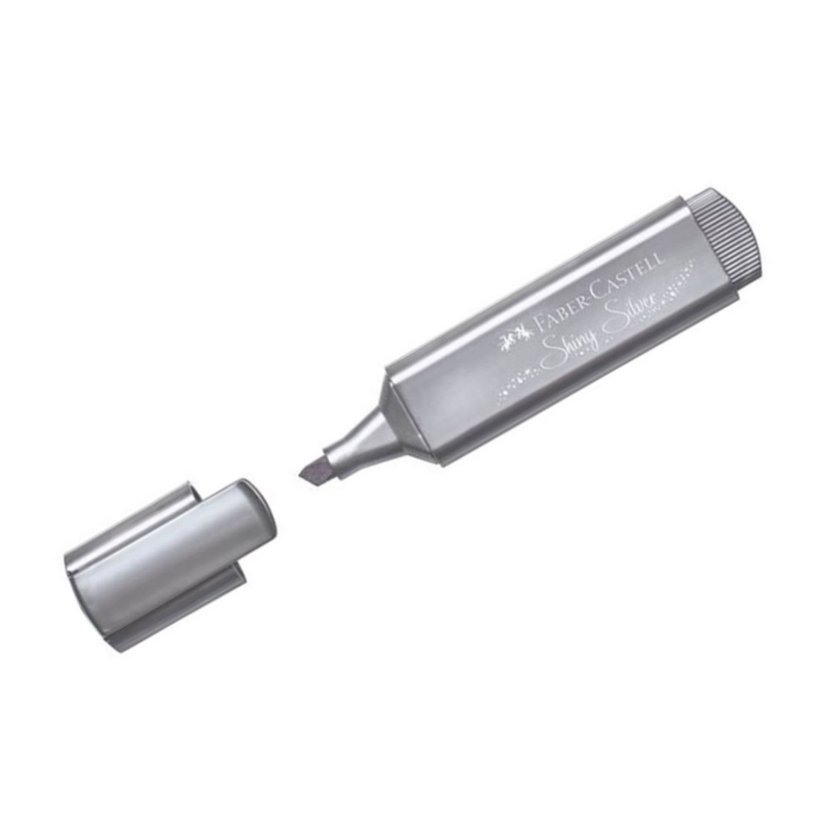 Faber-Castell Fosforlu Kalem 46 Metalik Gümüş