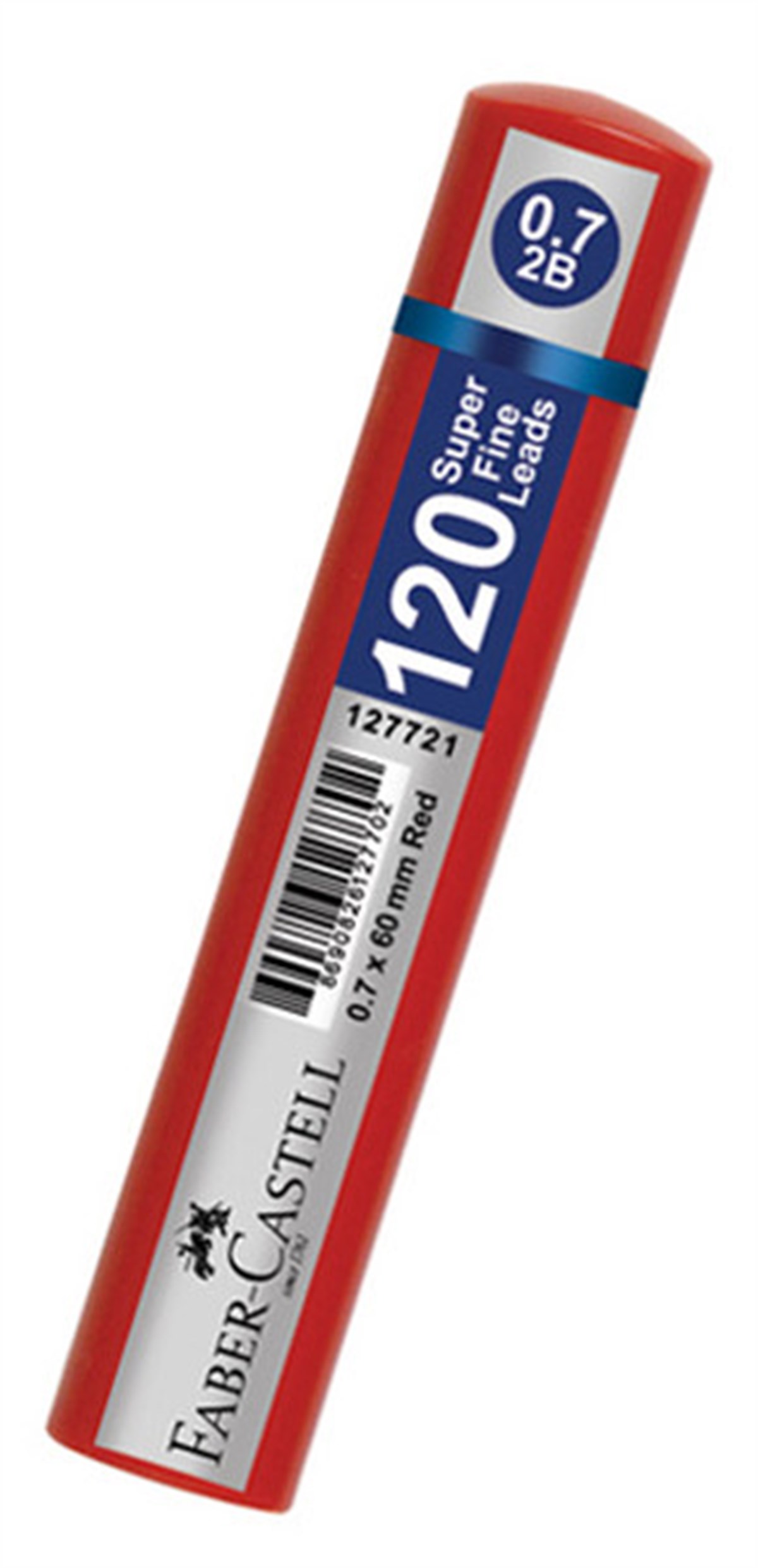 Faber-Castell Grip Min 0.7 2B 120'li Kırmızı Tüp - 5090127721