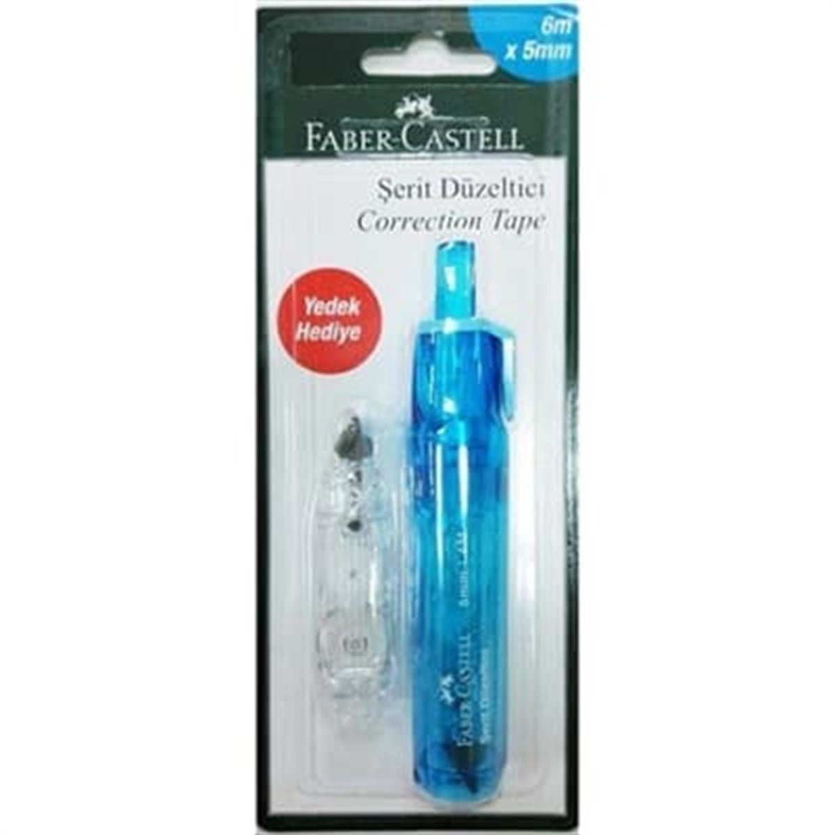 Faber-Castell Kalem Daksil Blisterli+Refil Düz Mavi 5600169454