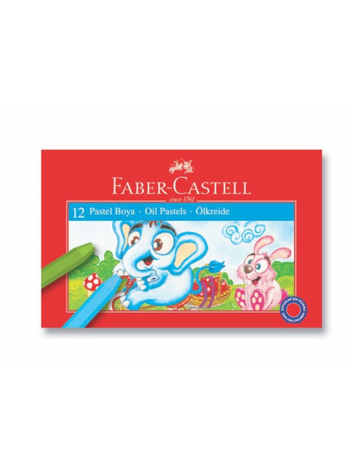 Faber-Castell Karton Kutu Pastel Boya 12 Renk