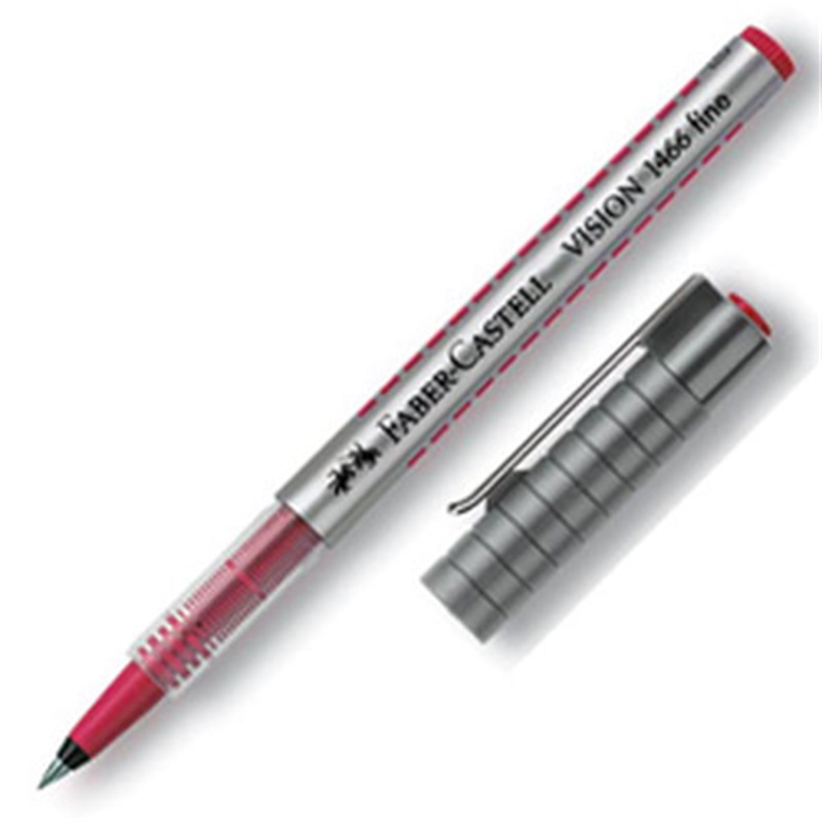 Faber-Castell Roller Kalem Vision Bilye Uç 0.4 MM Kırmızı 146621