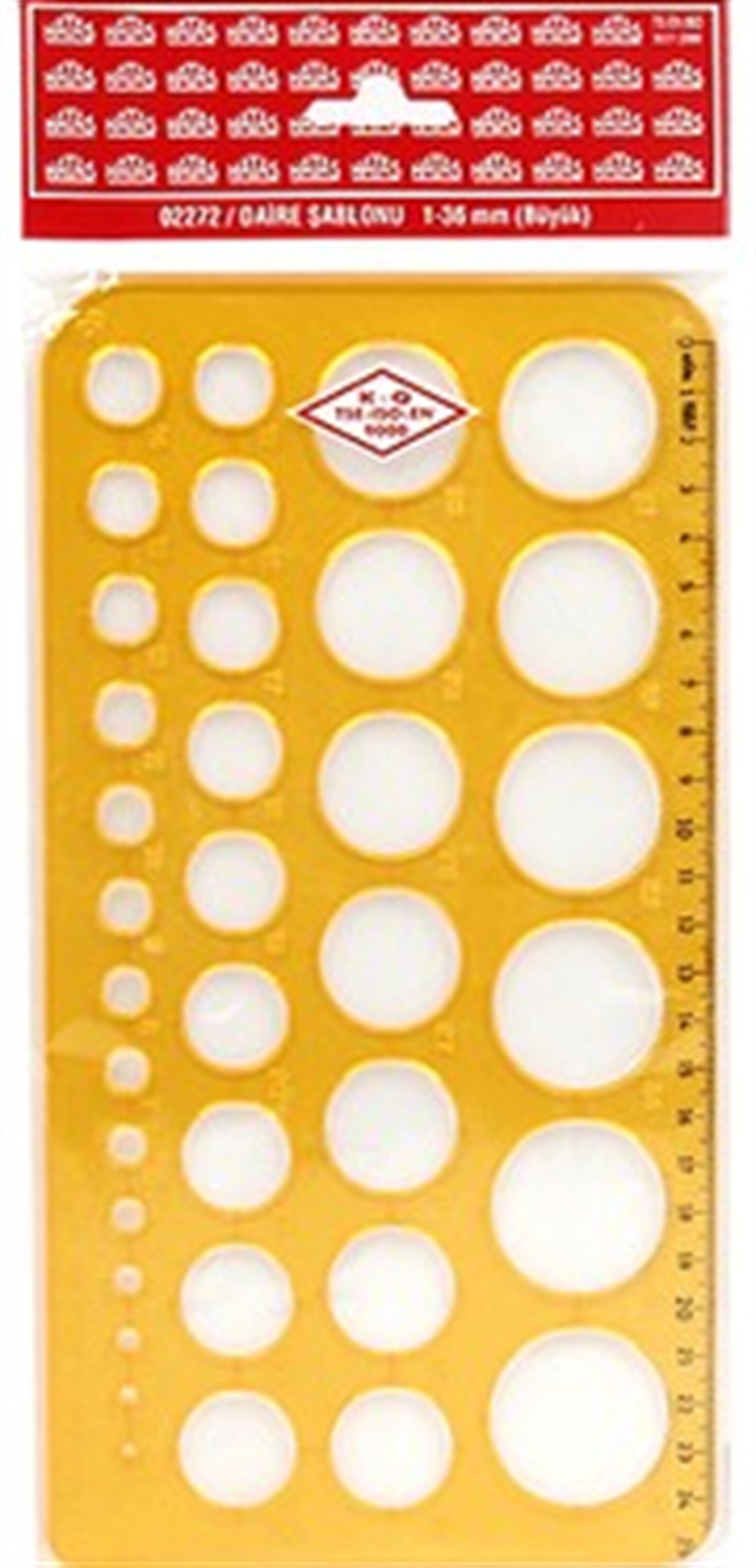 HATAS 02271 DAİRE ŞABLONU 1-35 MM