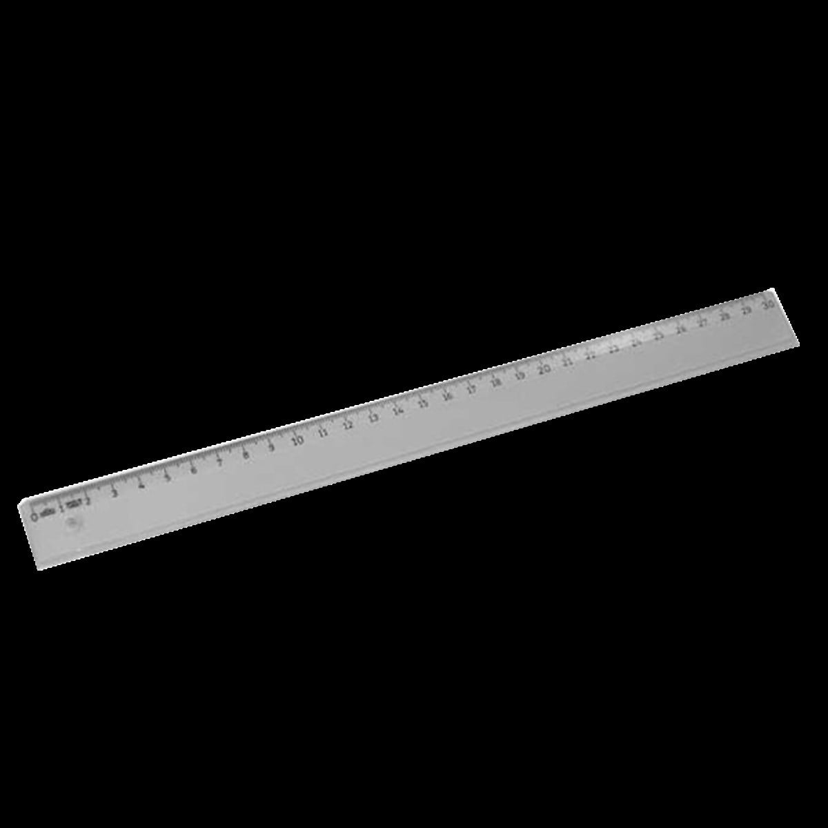 Hatas Standart Cetvel Plastik Dar Şeffaf 30 CM 0131