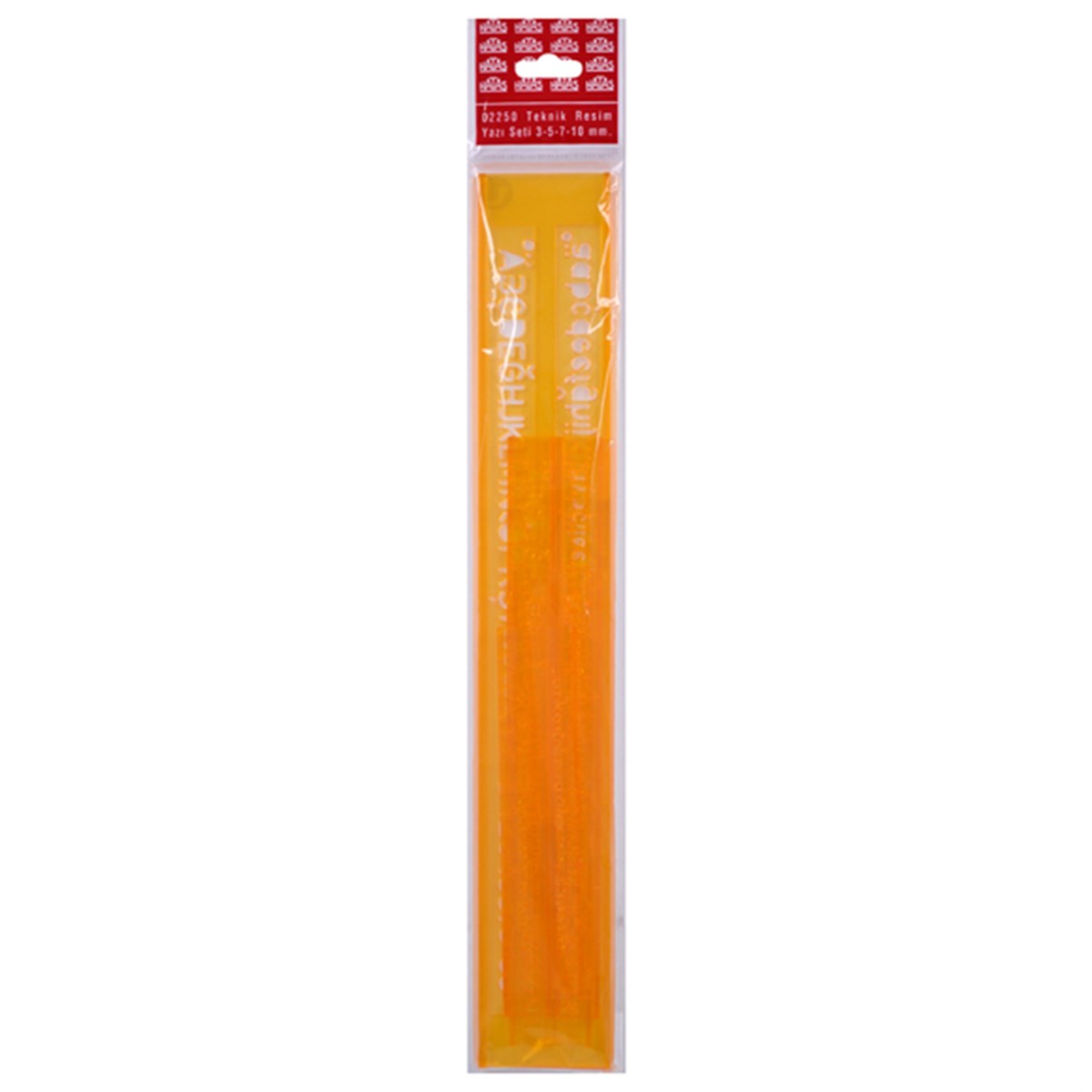 Hatas Yazı Şablonu 4 LÜ 3-5-7-10 MM 02250