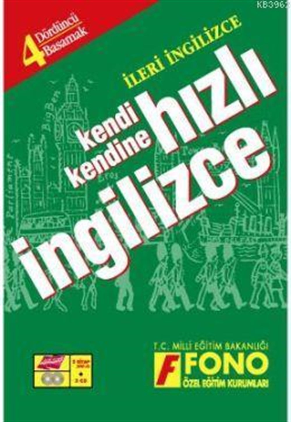 Hızlı İngilizce 4. Basamak; (2 Kitap, 2 Cd)