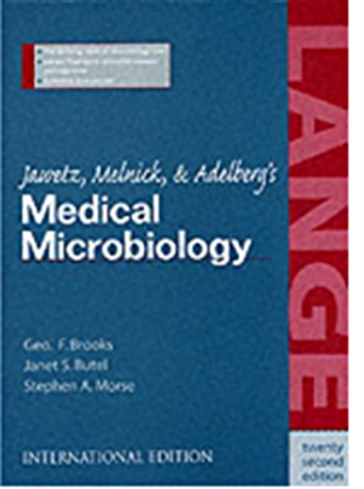Jawetz, Melnick & Adelberg's Medical Microbiology