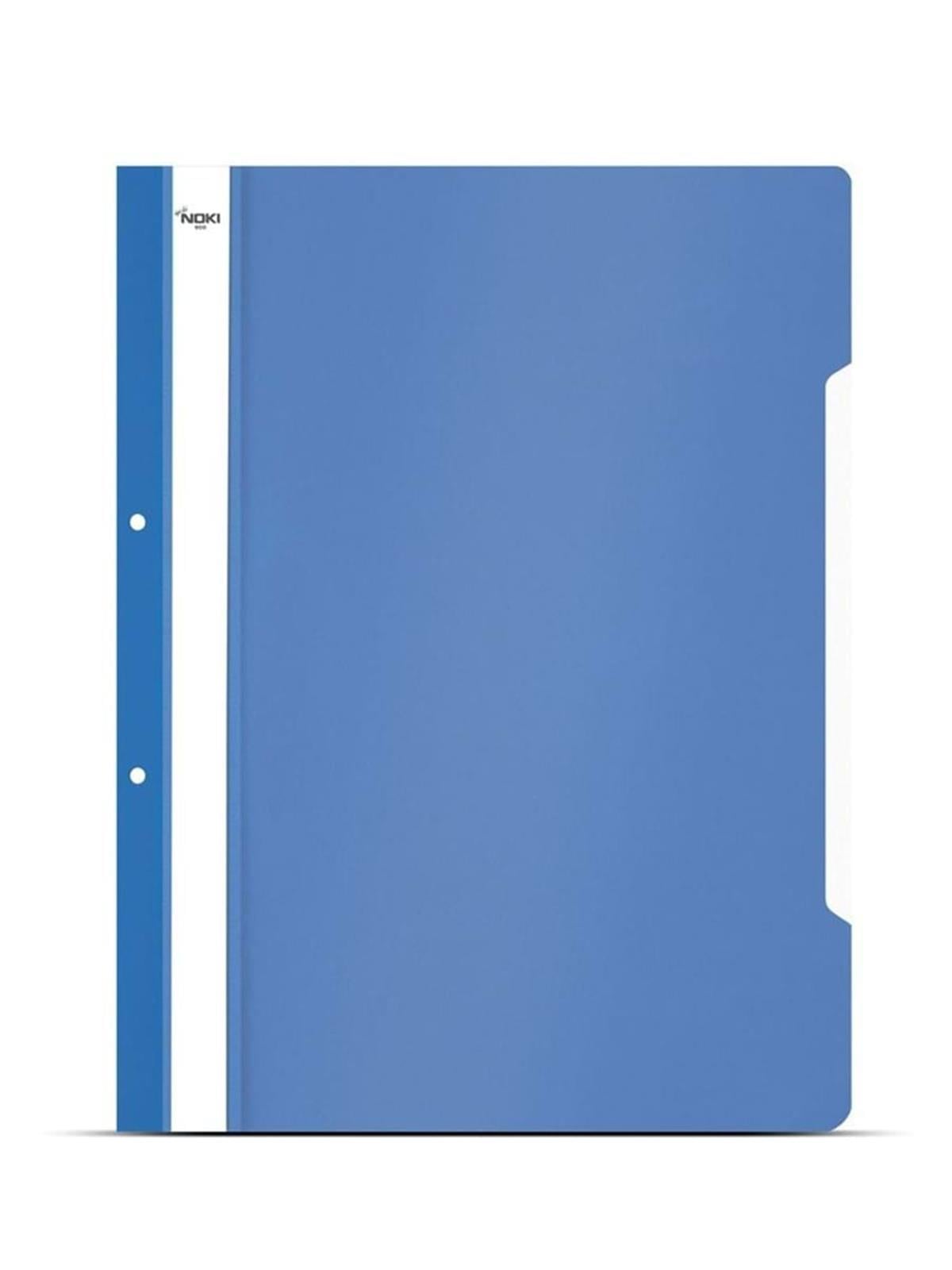 Noki Telli Dosya Plastik Ekonomik A4 Mavi 41288-130