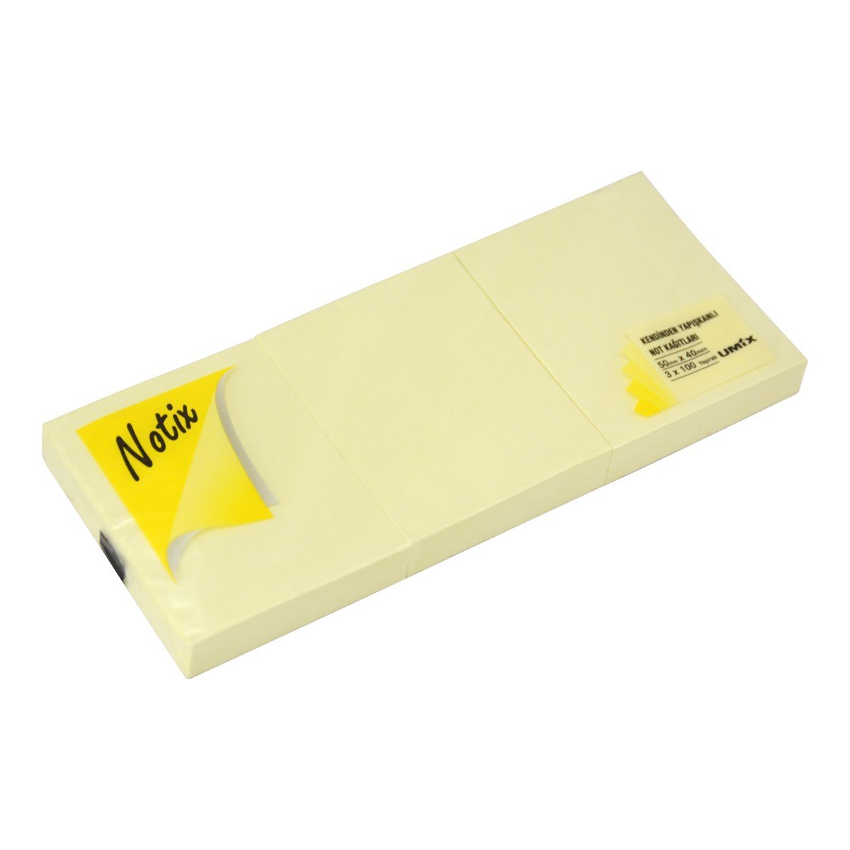 Notix Pastel Sarı 3 lü 100 Yp 50X40