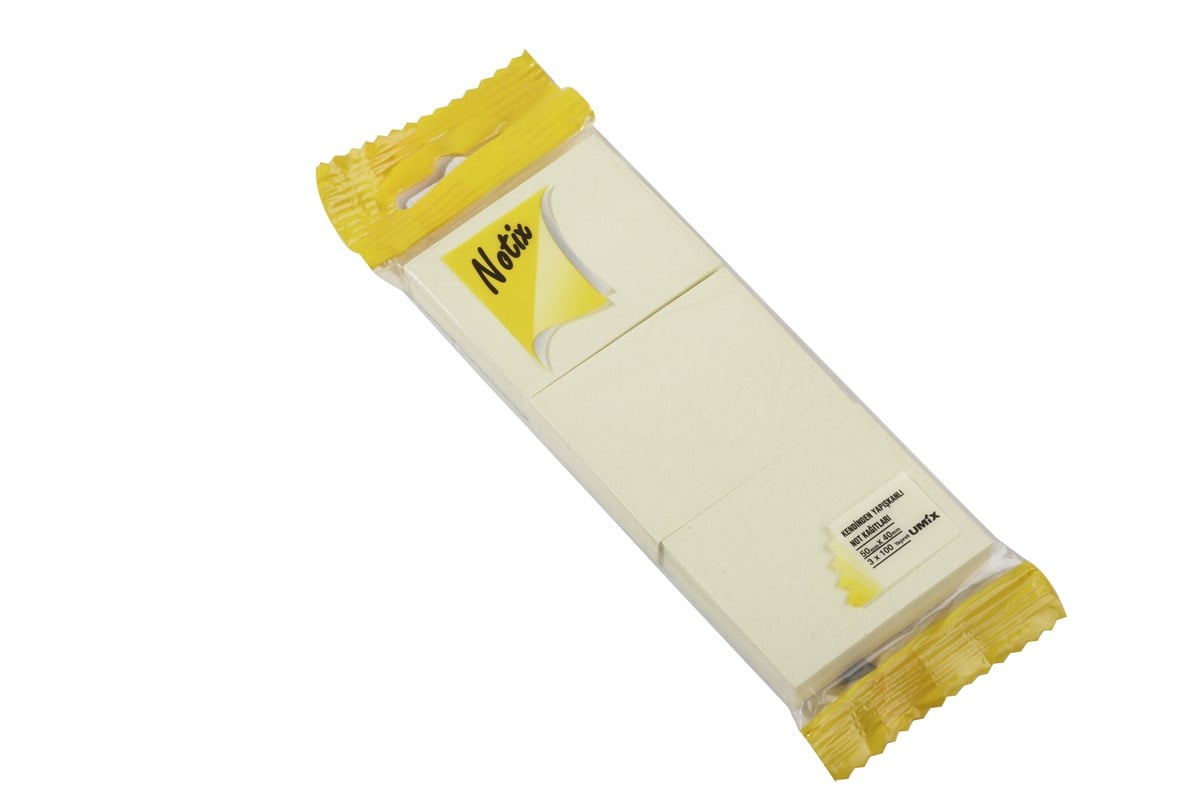 Notix Pastel Sarı 3 lü 100 Yp 50X40 Asmali