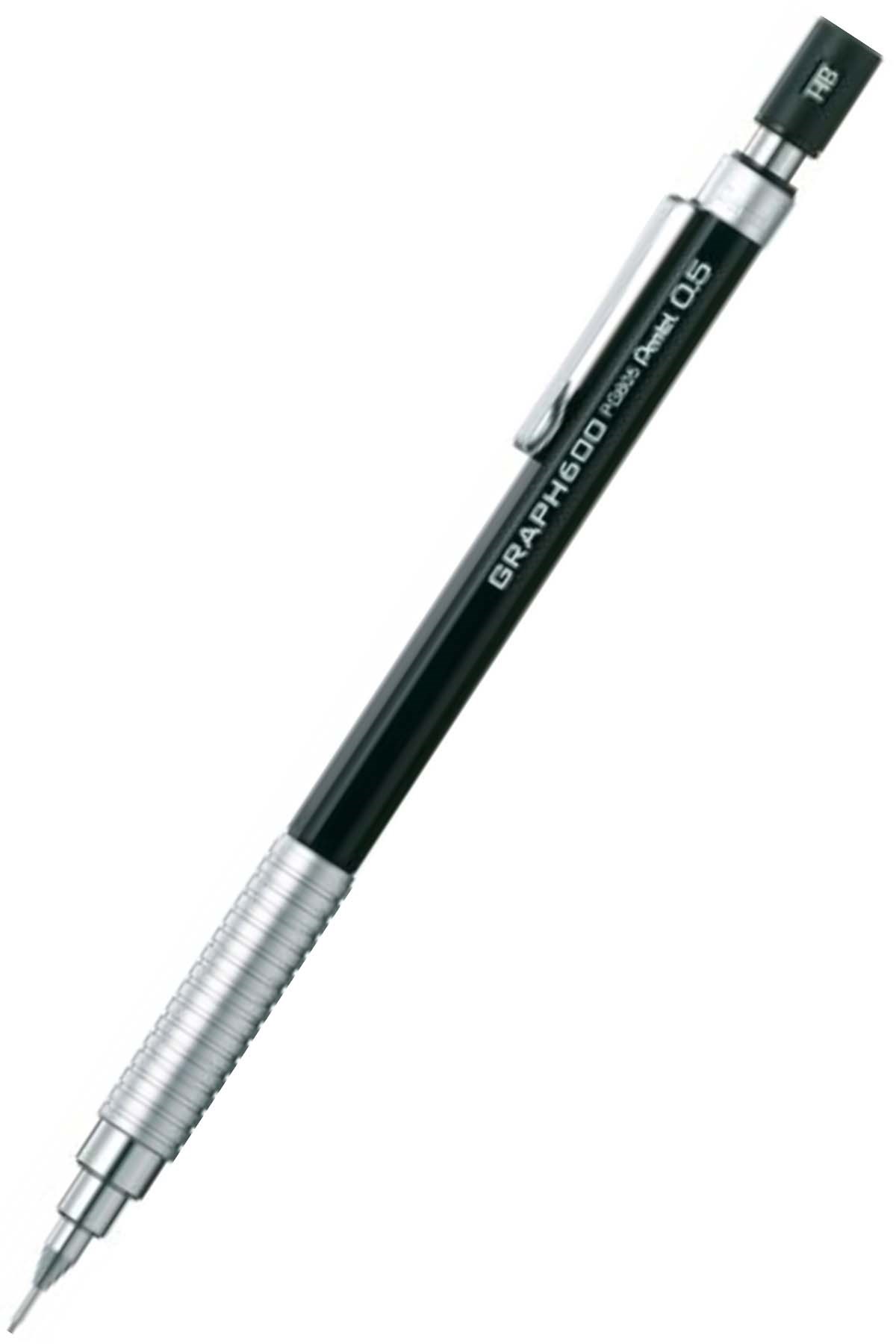 Pentel Çizim Kalemi Graph 600 0.7 MM Siyah PG607-A