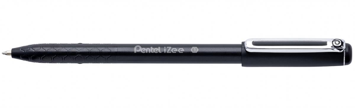 Pentel İzee 0.7 MM Yağ Bazlı Kapaklı Roller Kalem Siyah BX457-A