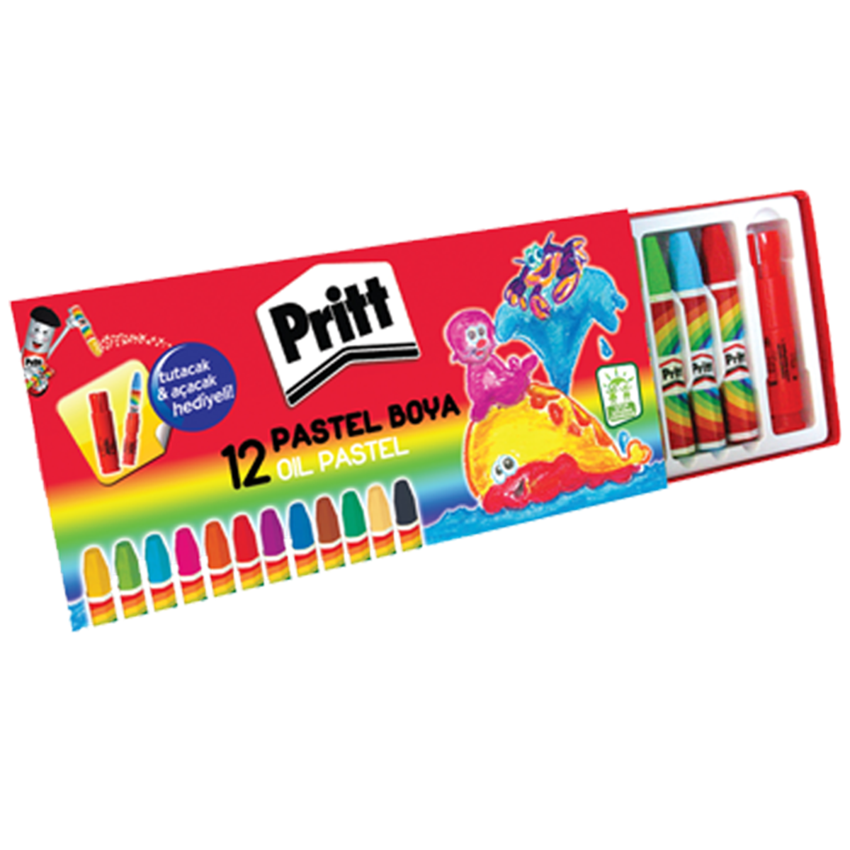 Pritt Pastel Boya Karton Kutu 12 Renk 1048061