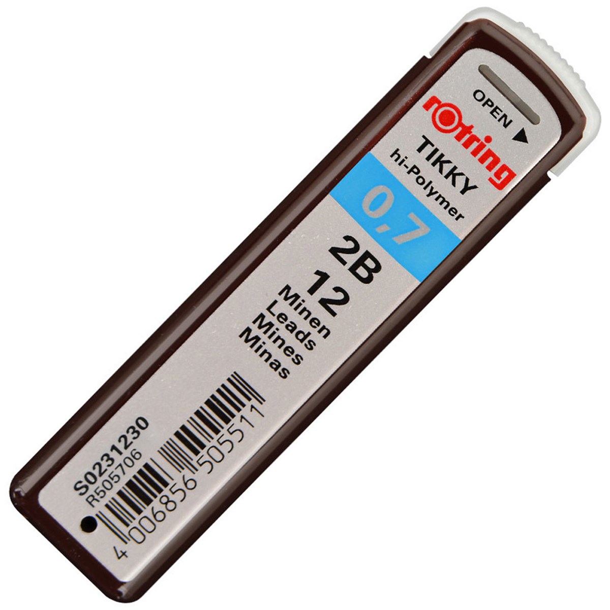 Rotring 2B 0.7mm 12 pcs Tıkky hi-Polymer Uç