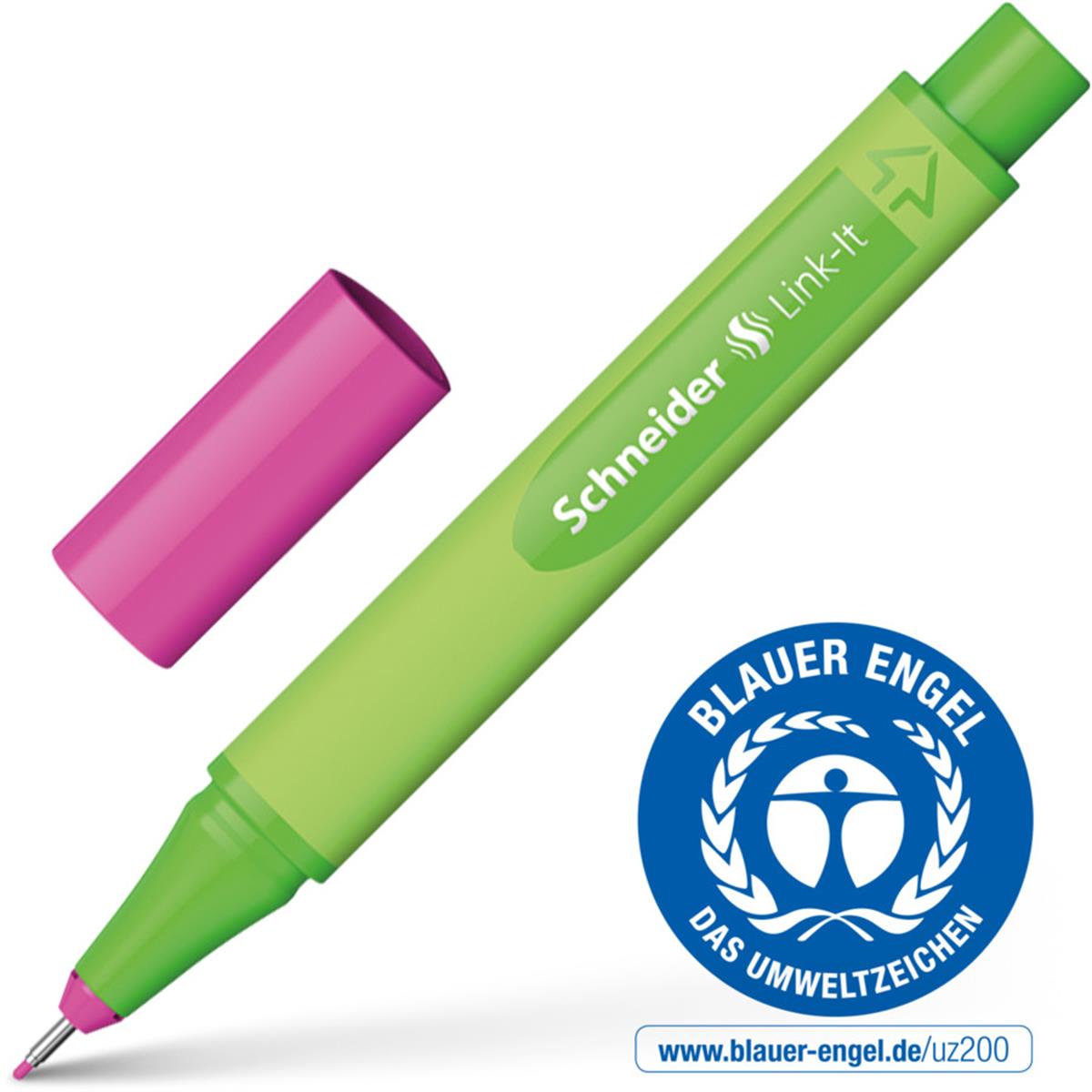 Schneider 0.4 mm Pembe Fiber Uçlu Kalem 191209