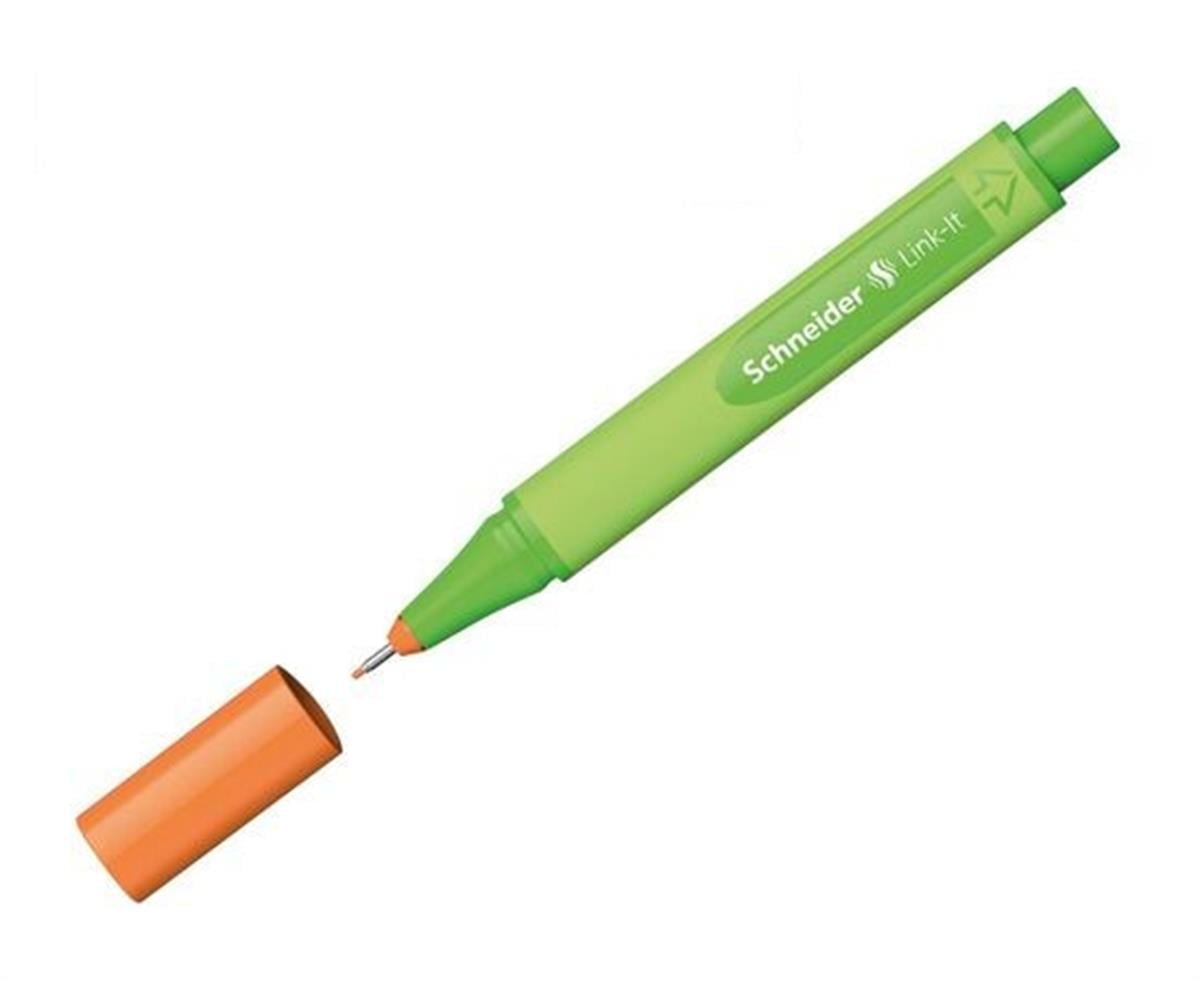 Schneider Link-It Fiber Uçlu Kalem 0,4 Mm Turuncu