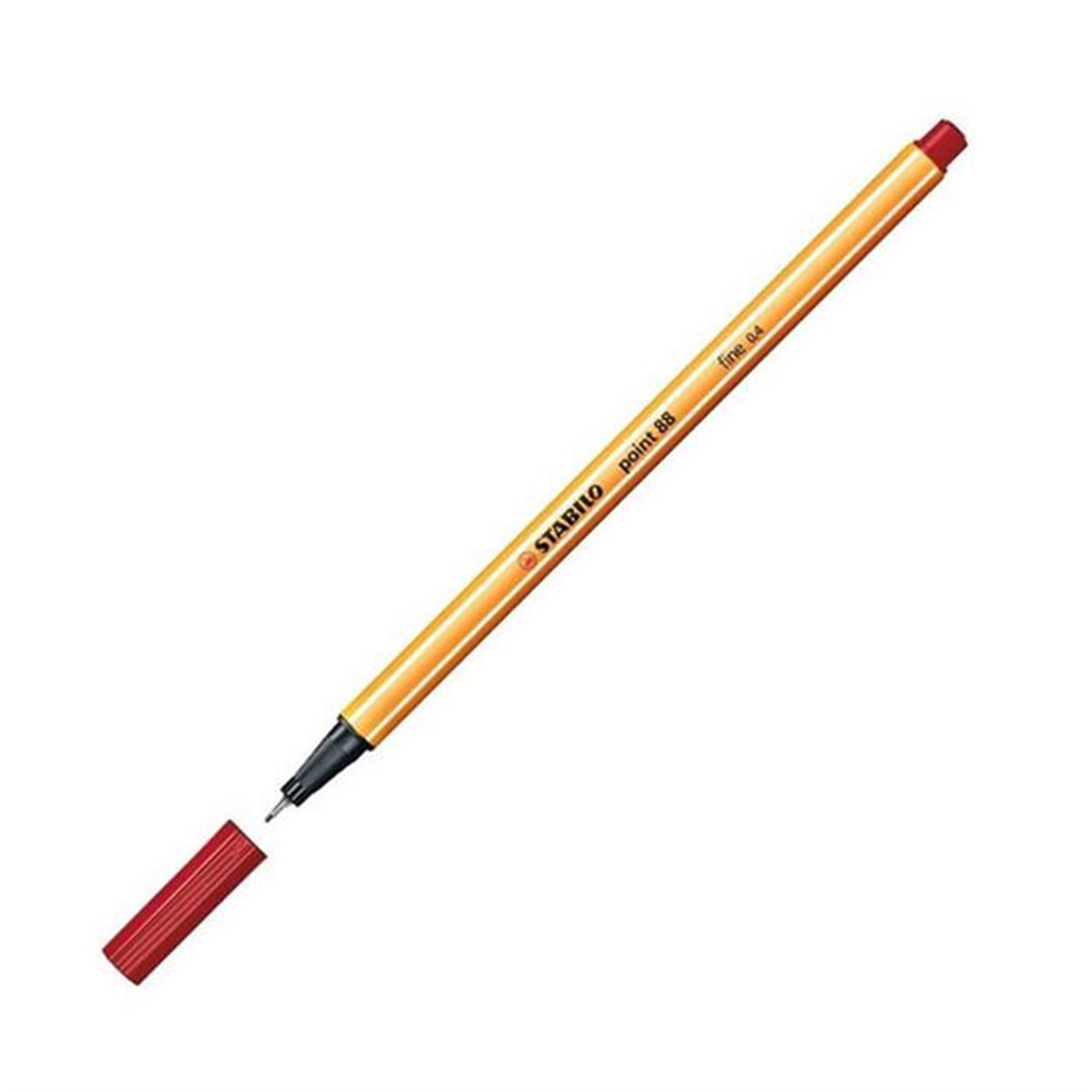 Stabilo Keçe Uçlu İnce Kalem 88 Point 0.4 MM Koyu Kırmızı 88/50