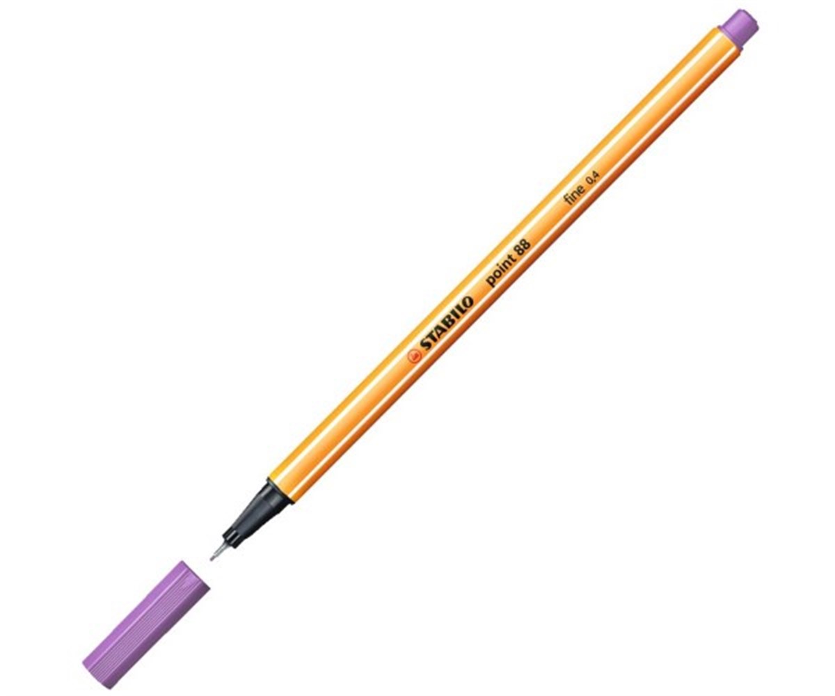 Stabilo Pen 88 Keçe Uçlu İnce Kalem 88 Point 0.4 MM Açık Lila 88/59