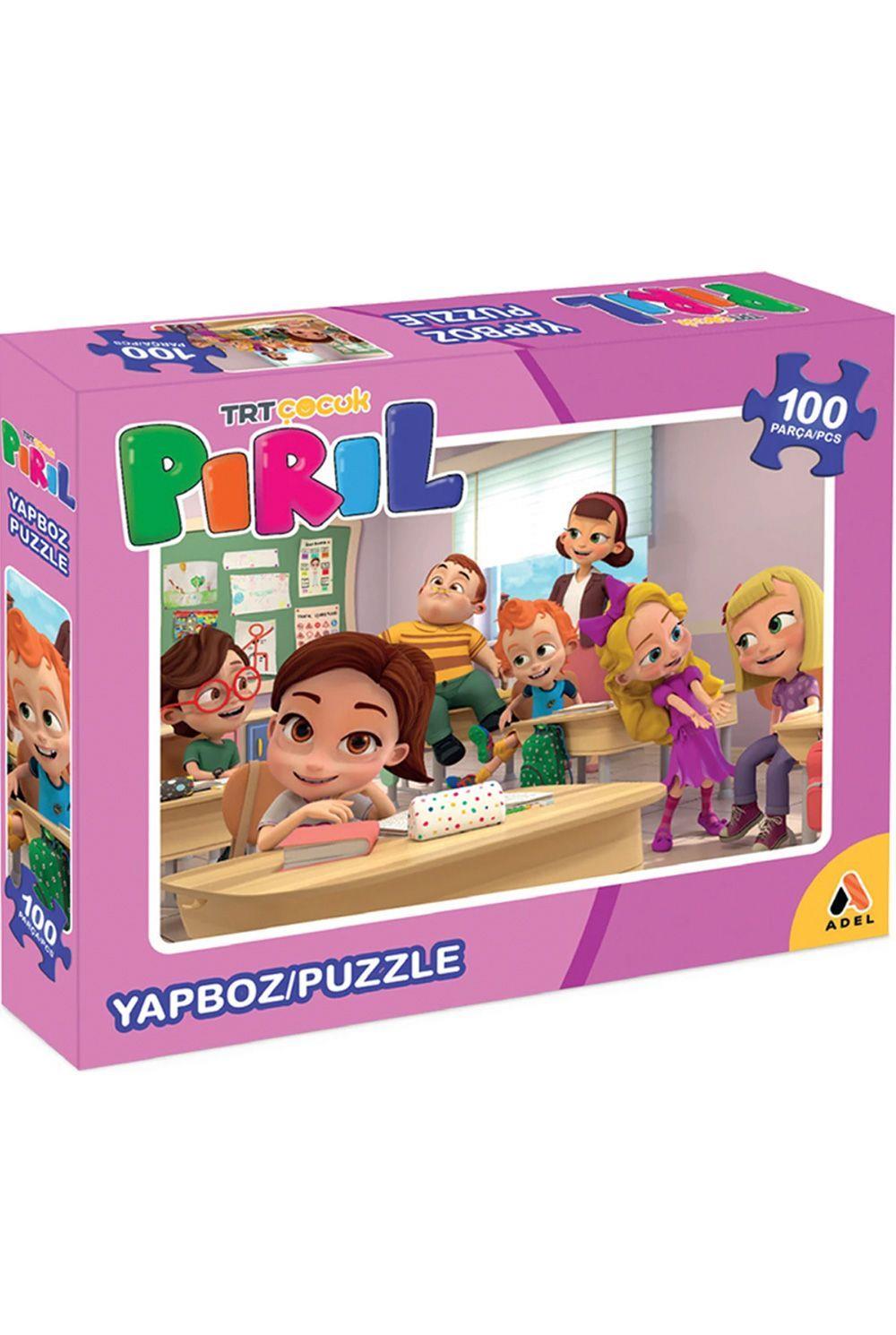 TRT Çocuk Pırıl 100'lü Puzzle Yapboz