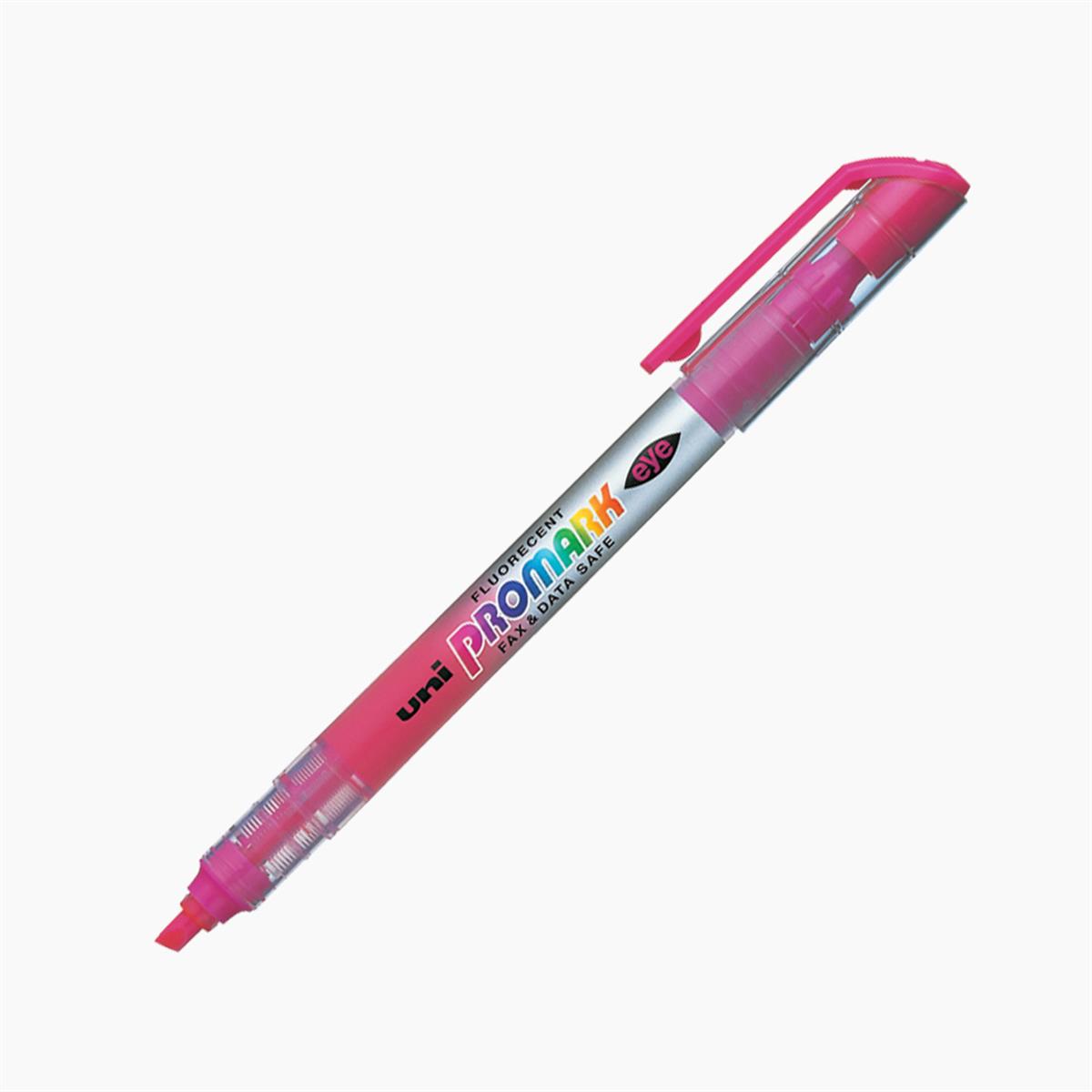 Uni-Ball Fosforlu Kalem Promark Eye Cep Tipi Pembe USP-105