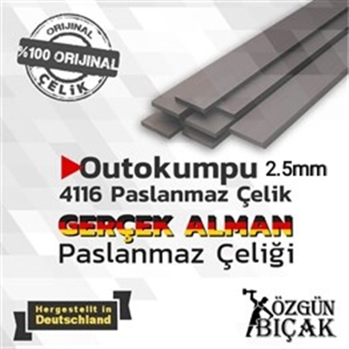 4116 PASLANMAZ ÇELİK LAMA