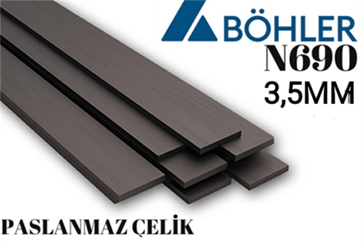 Böhler N690 Paslanmaz Çelik Lama 3.5 mm