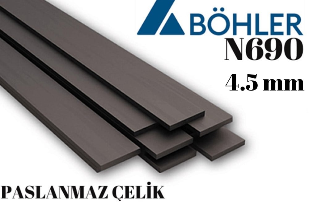 Böhler N690 Paslanmaz Çelik Lama 4.5 mm