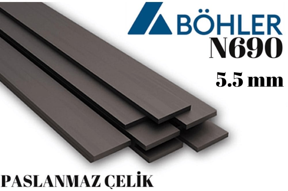 Böhler N690 Paslanmaz Çelik Lama 5.5 mm