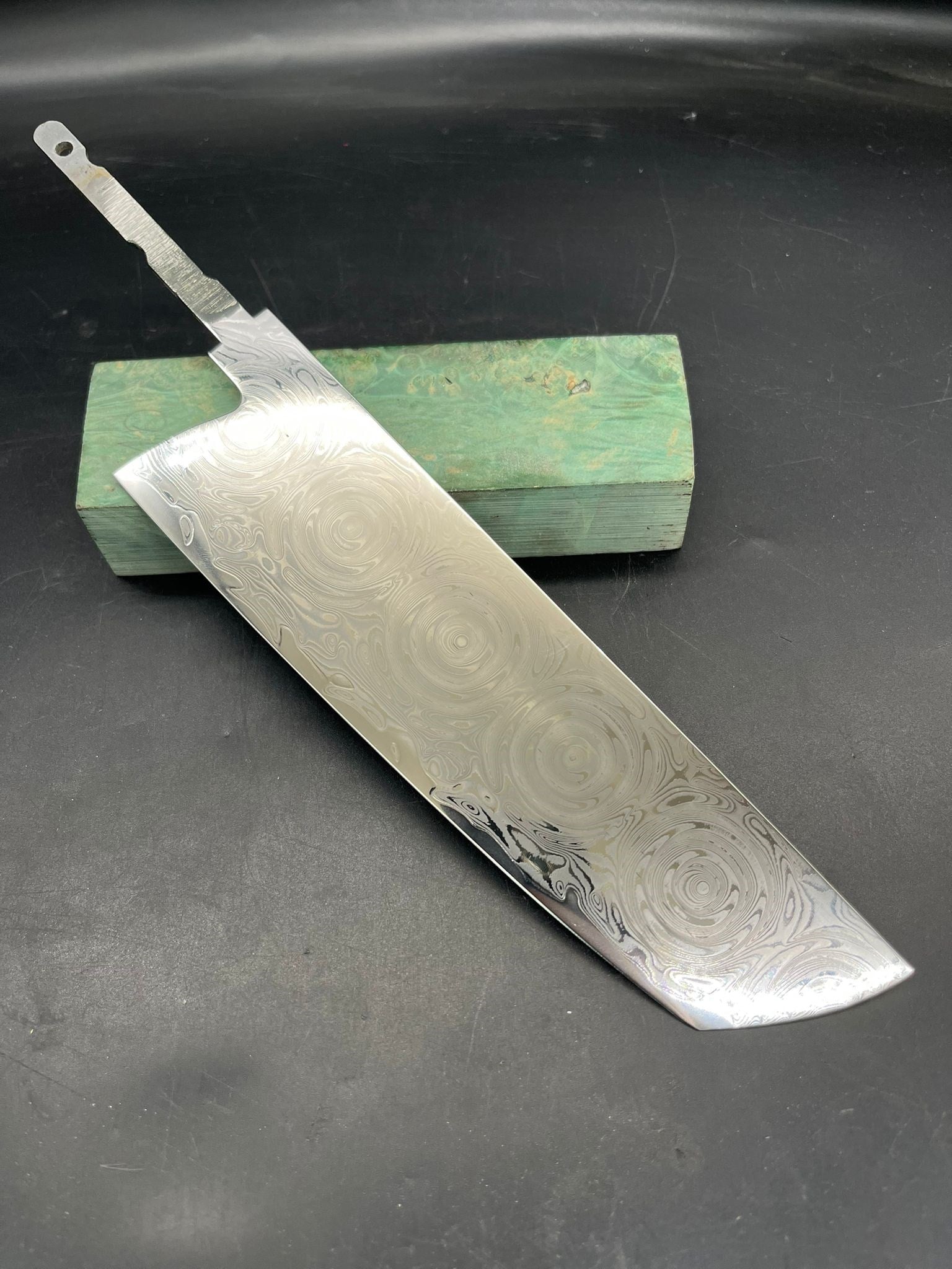 Damaskus Vortex Nakiri Bıçak Profili