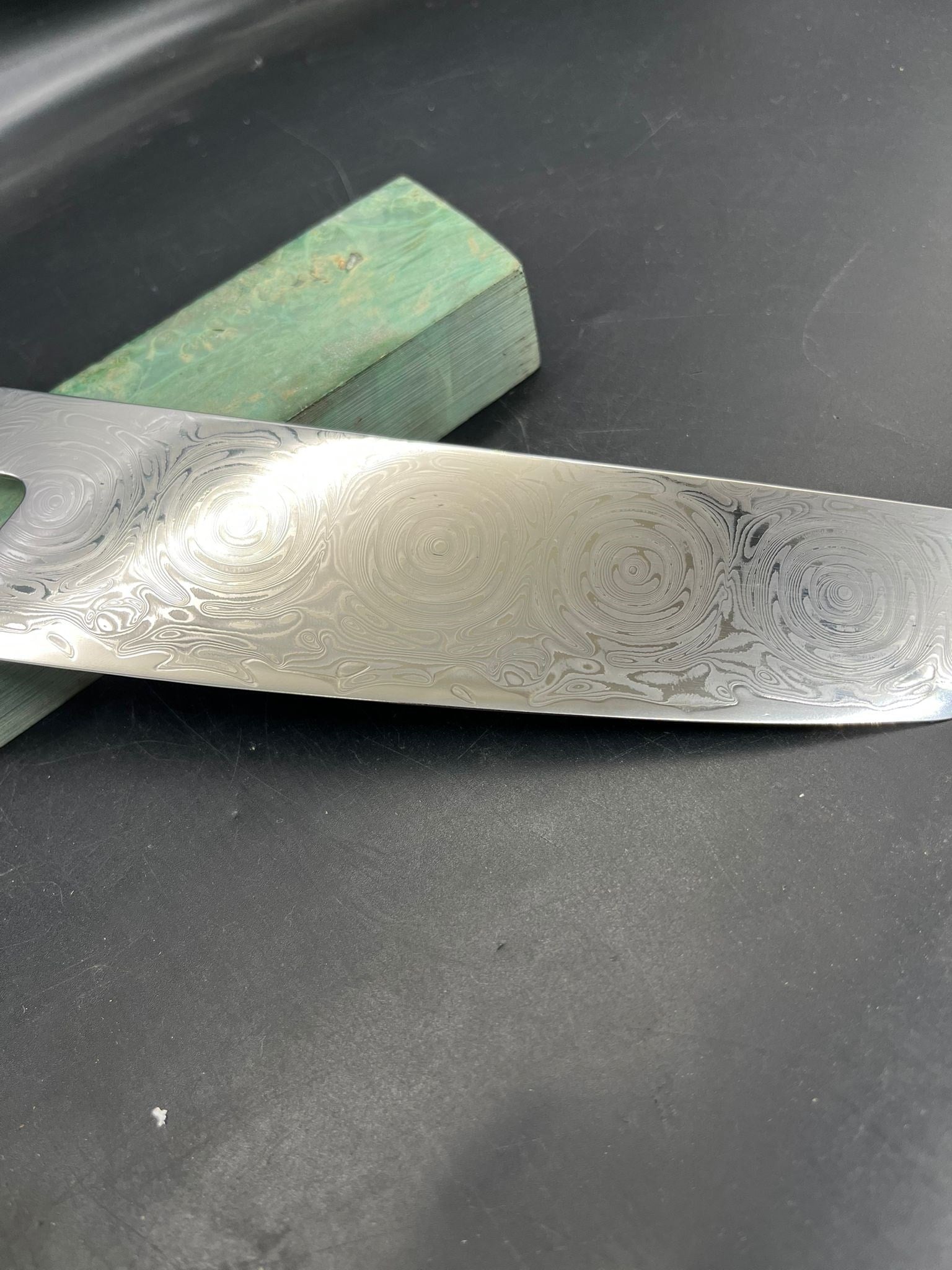 Damaskus Vortex Nakiri Bıçak Profili