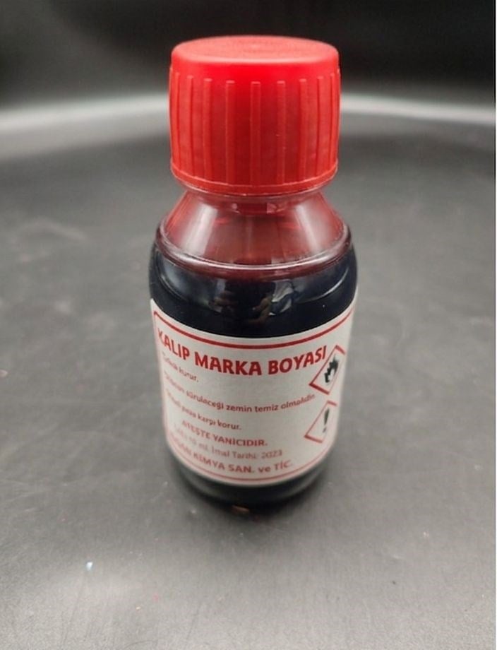 Kalıp Marka Boyası Kırmızı 110 ml