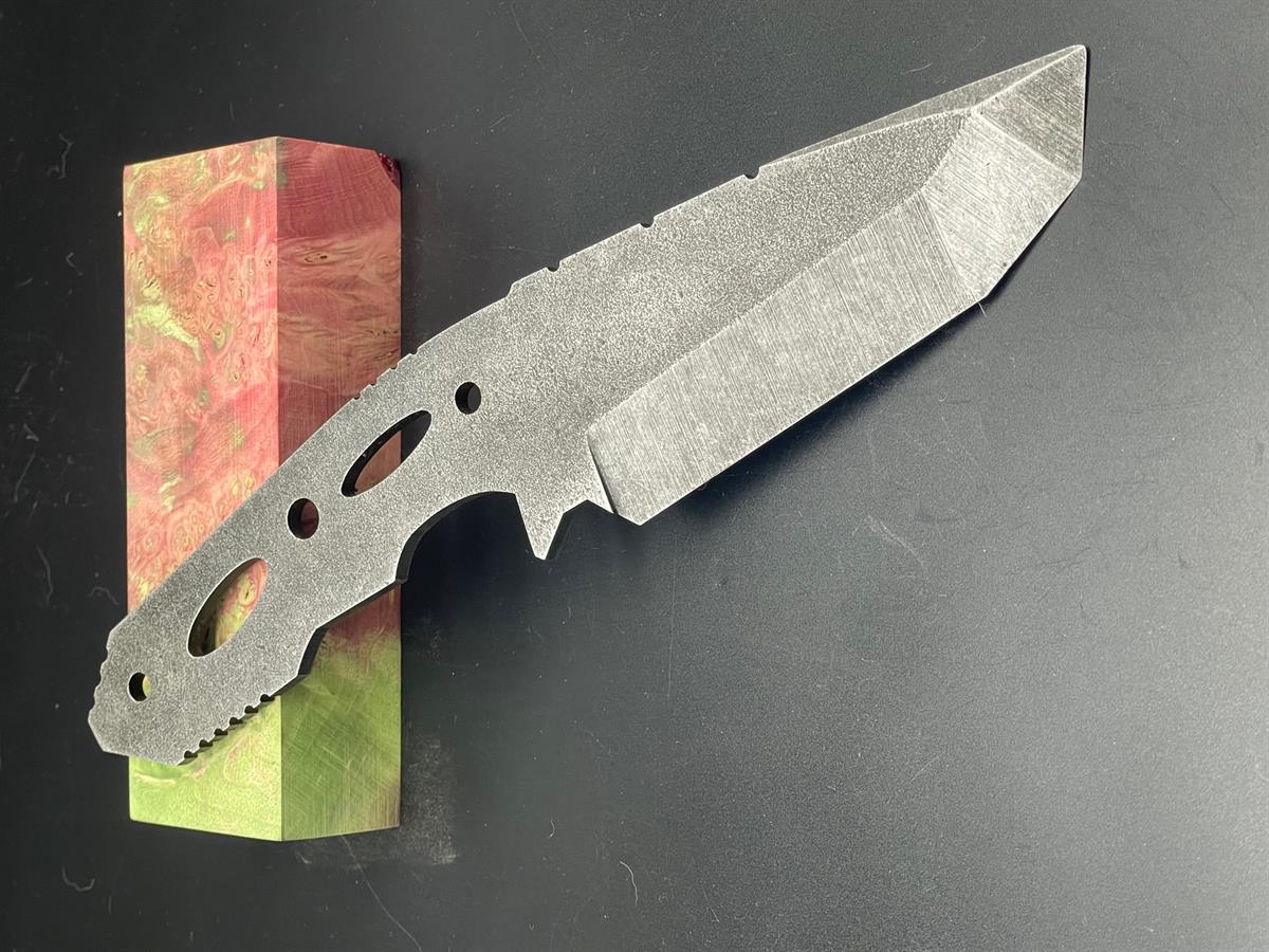 Uddeholm Sleipner stonewash özel bıçak profili