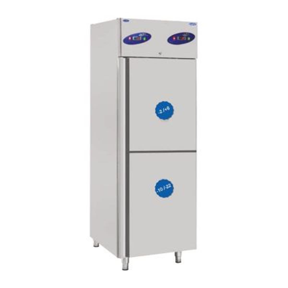 CSA CS-DBNLK-700 Dik Tip Buzdolabı & Derin Dondurucu, 2 Kapılı, 700 L,,Endüstriyel Buzdolapları,CSA Inox,1220149,Premut